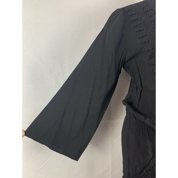 NWT, la blanca resortwear Small black swimsuit romper cover up, NEW Boho - Picture 3 of 10